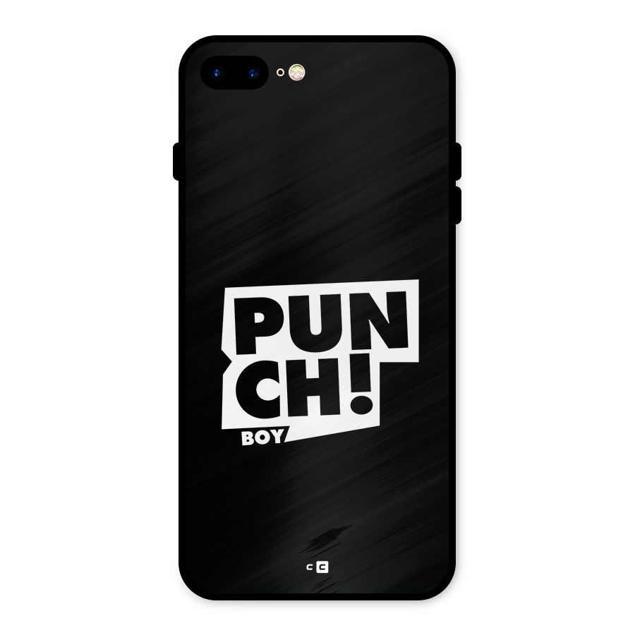 Punch Boy Metal Back Case for iPhone 8 Plus