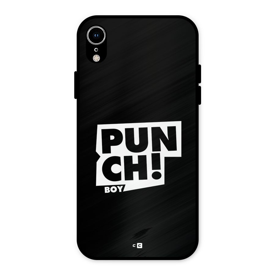 Punch Boy Metal Back Case for iPhone XR