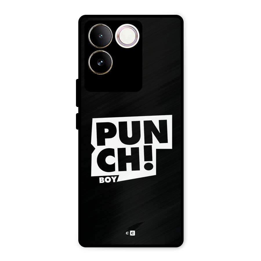 Punch Boy Metal Back Case for iQOO Z7 Pro