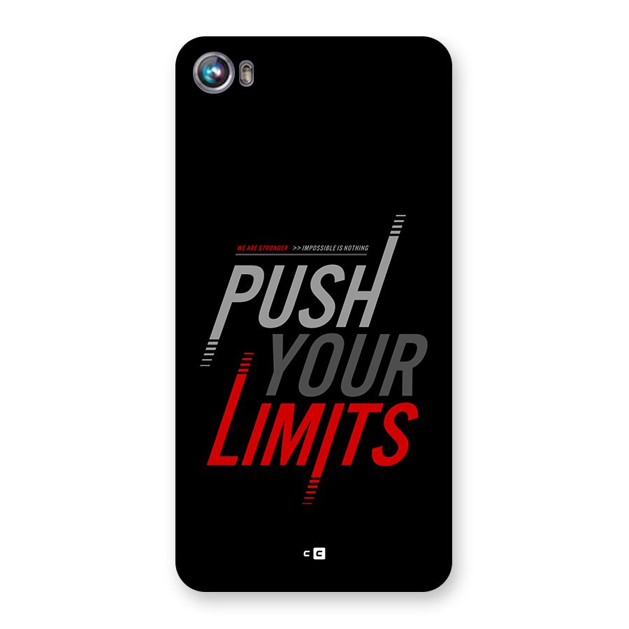 Push Your Limits Back Case for Canvas Fire 4 (A107)