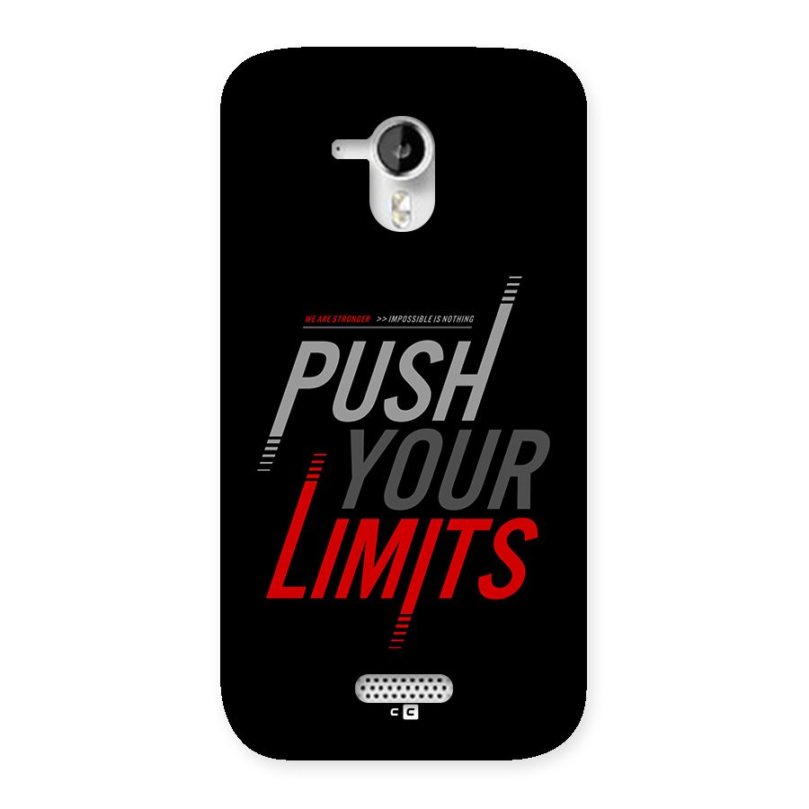 Push Your Limits Back Case for Canvas HD A116