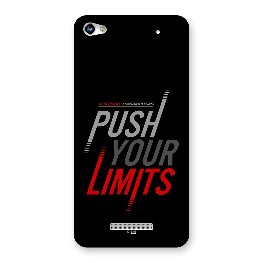 Push Your Limits Back Case for Canvas Hue 2 A316
