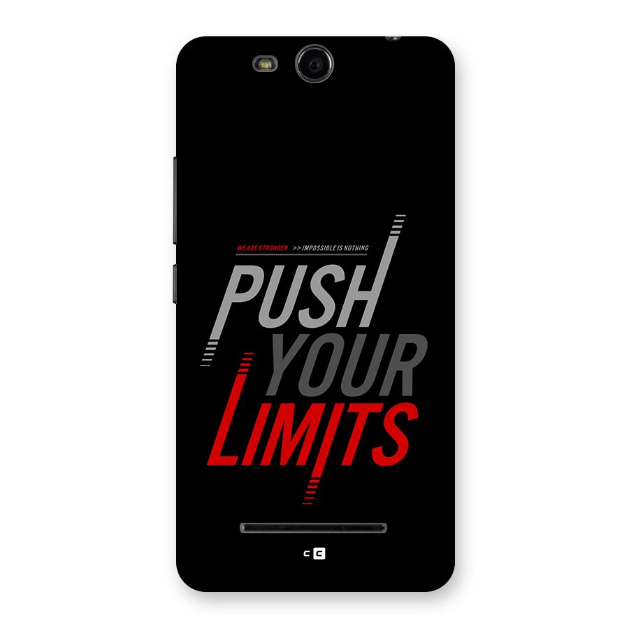 Push Your Limits Back Case for Canvas Juice 3 Q392