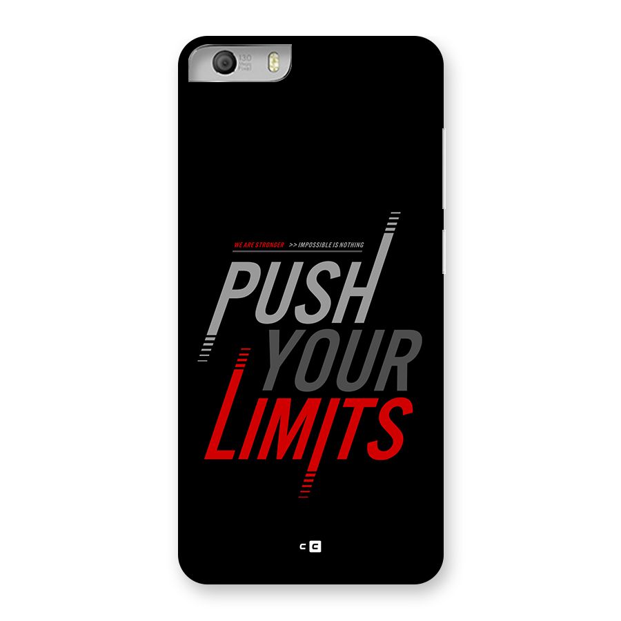 Push Your Limits Back Case for Canvas Knight 2