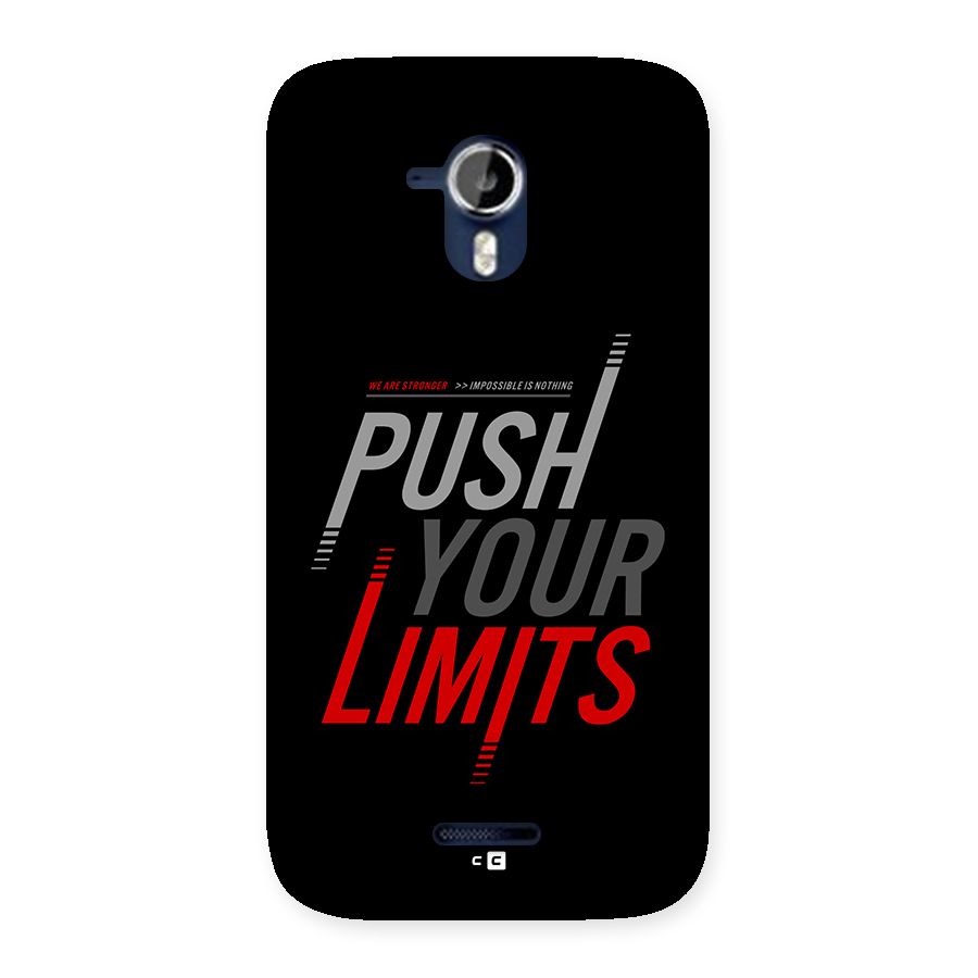 Push Your Limits Back Case for Canvas Magnus A117