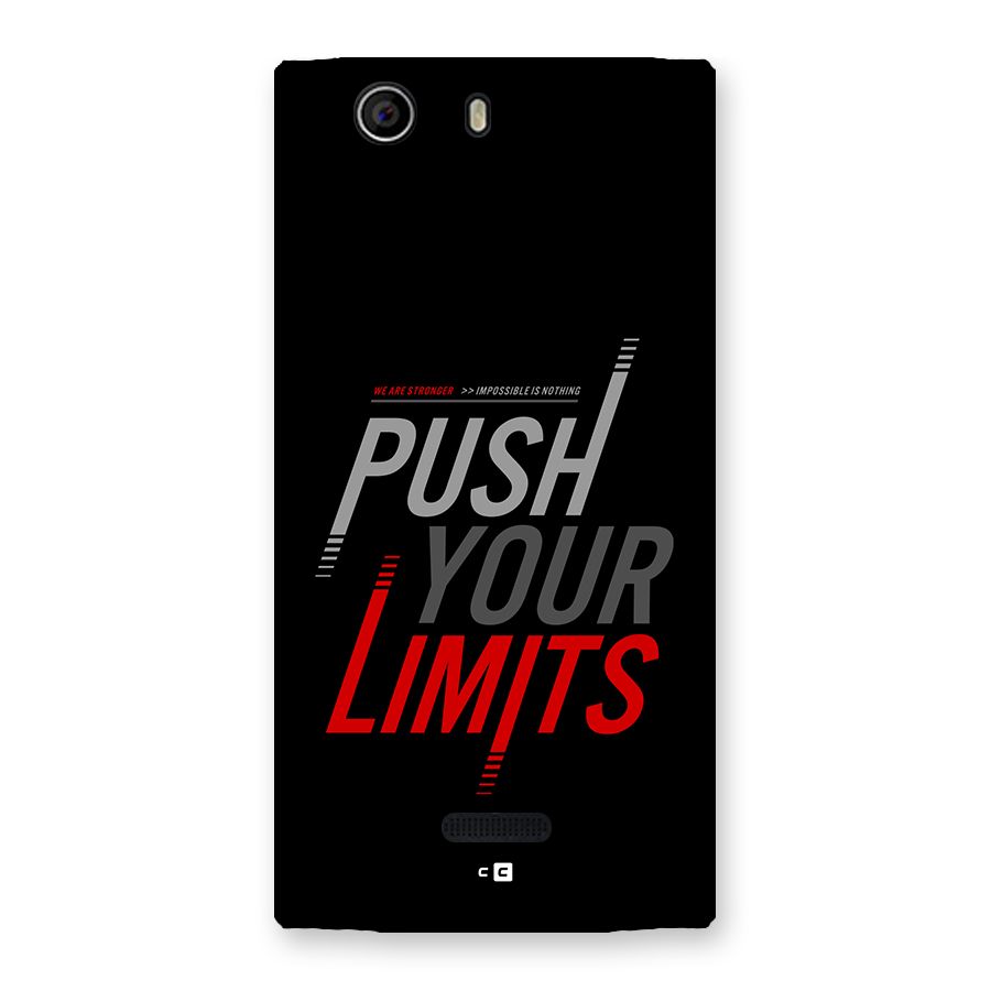 Push Your Limits Back Case for Canvas Nitro 2 E311