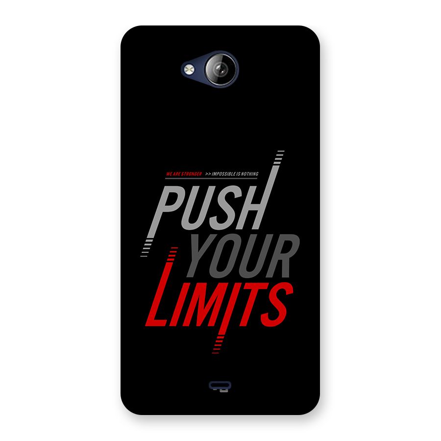 Push Your Limits Back Case for Canvas Play Q355