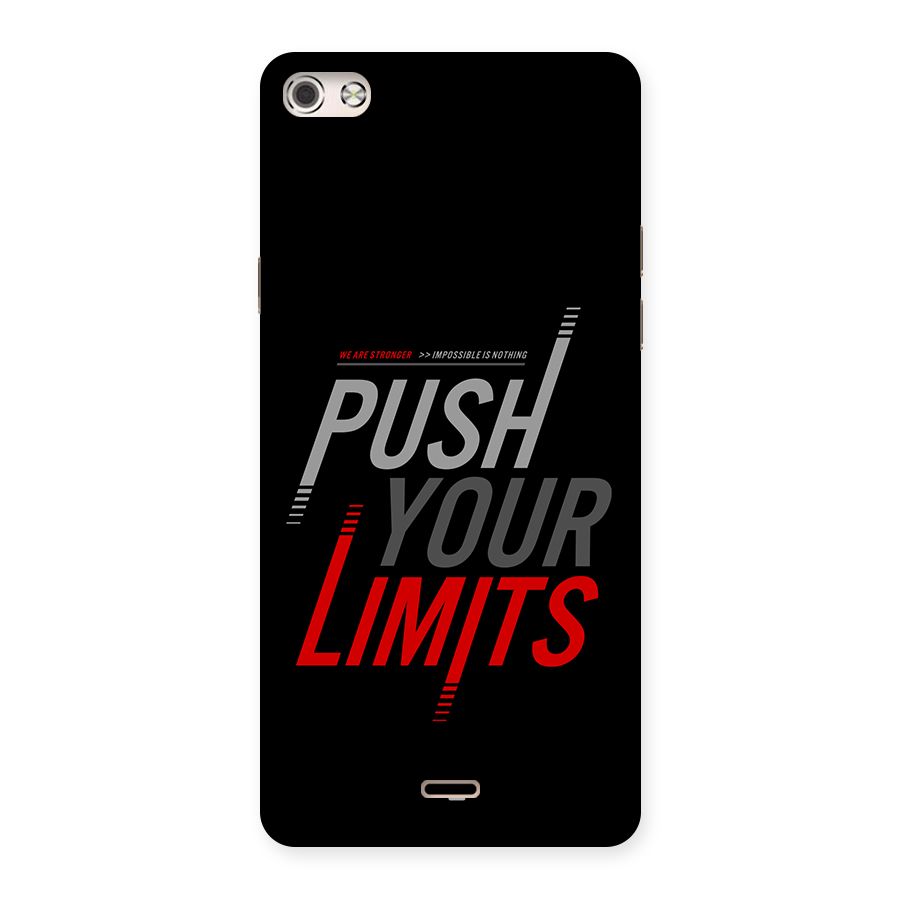 Push Your Limits Back Case for Canvas Silver 5