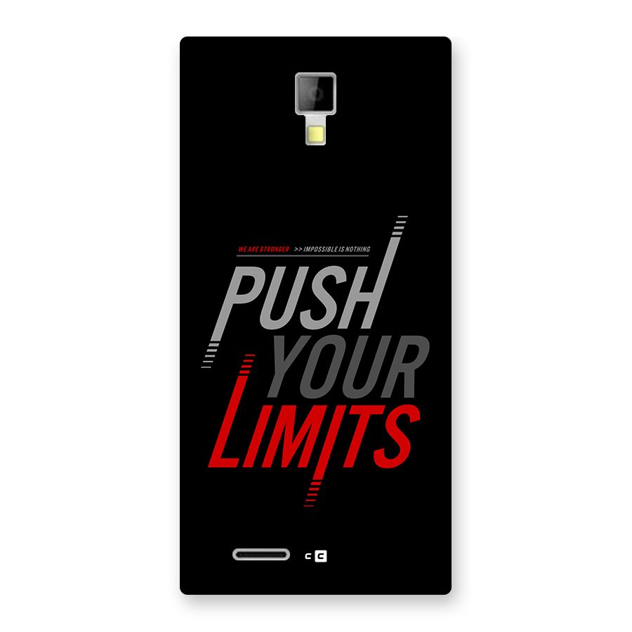Push Your Limits Back Case for Canvas Xpress A99