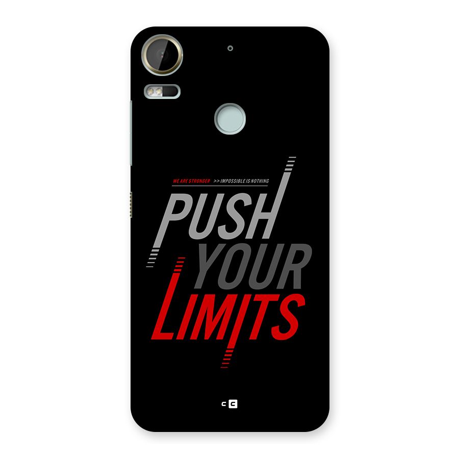 Push Your Limits Back Case for Desire 10 Pro