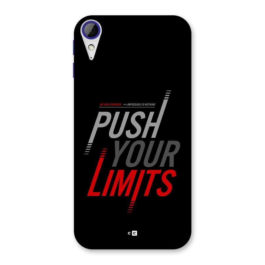 Push Your Limits Back Case for Desire 830