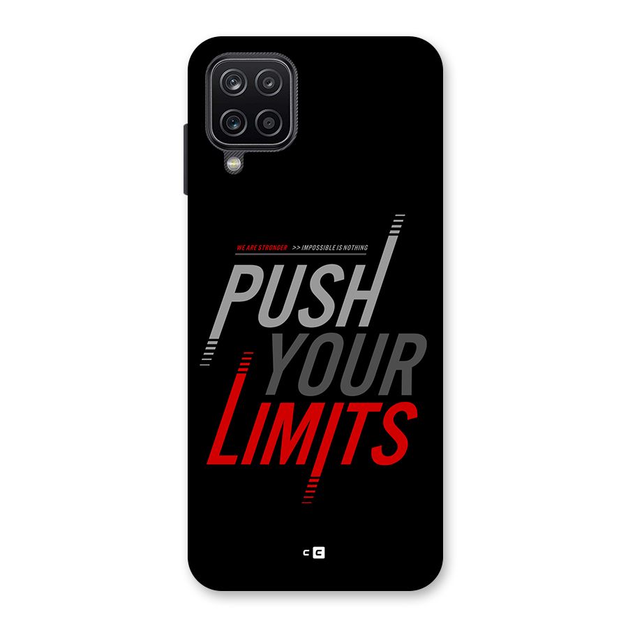Push Your Limits Back Case for Galaxy A12