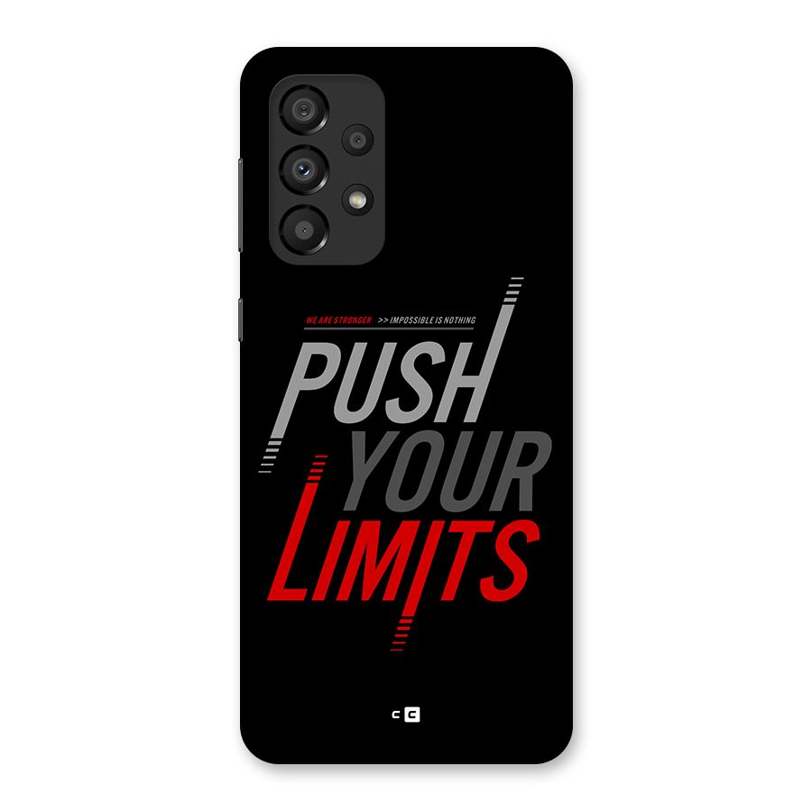 Push Your Limits Back Case for Galaxy A33 5G