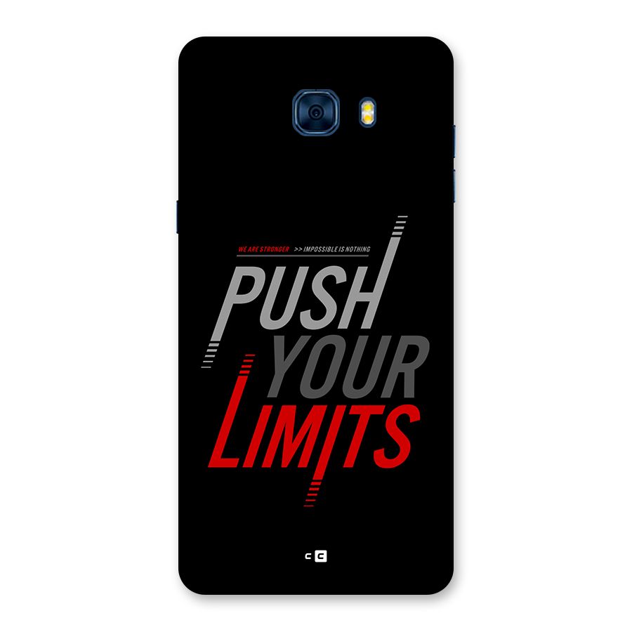 Push Your Limits Back Case for Galaxy C7 Pro