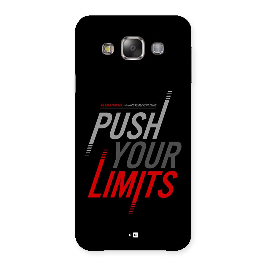 Push Your Limits Back Case for Galaxy E7