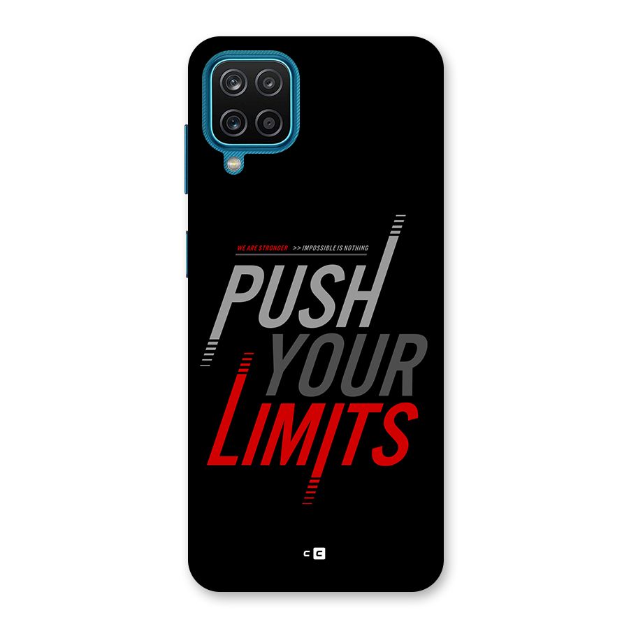 Push Your Limits Back Case for Galaxy F12