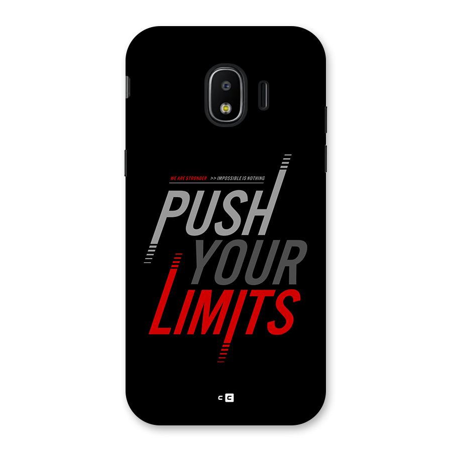 Push Your Limits Back Case for Galaxy J2 Pro 2018