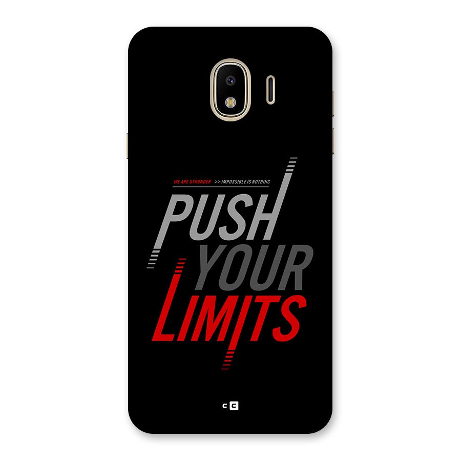 Push Your Limits Back Case for Galaxy J4