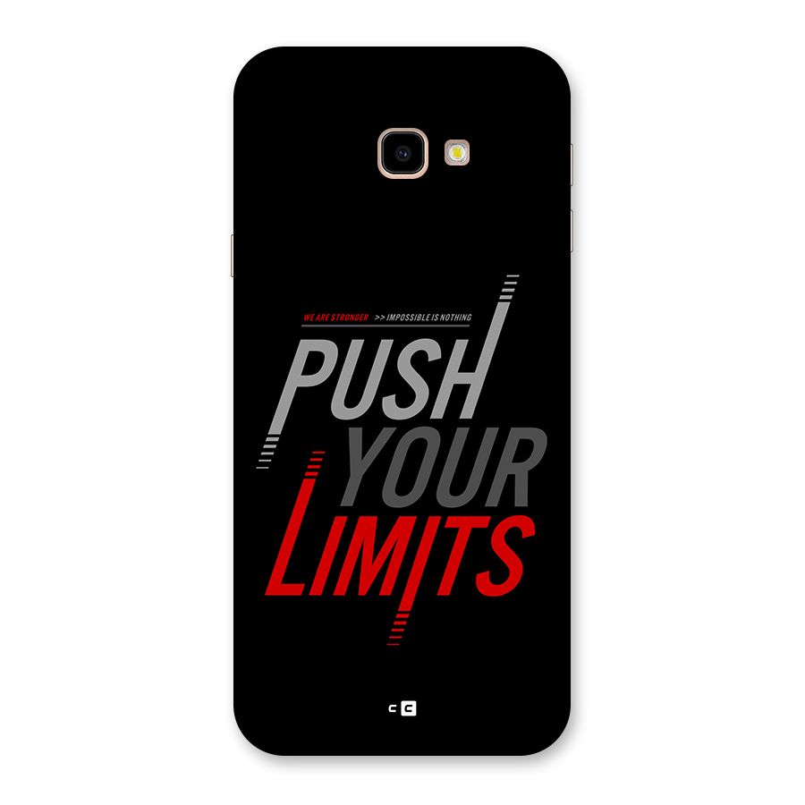 Push Your Limits Back Case for Galaxy J4 Plus
