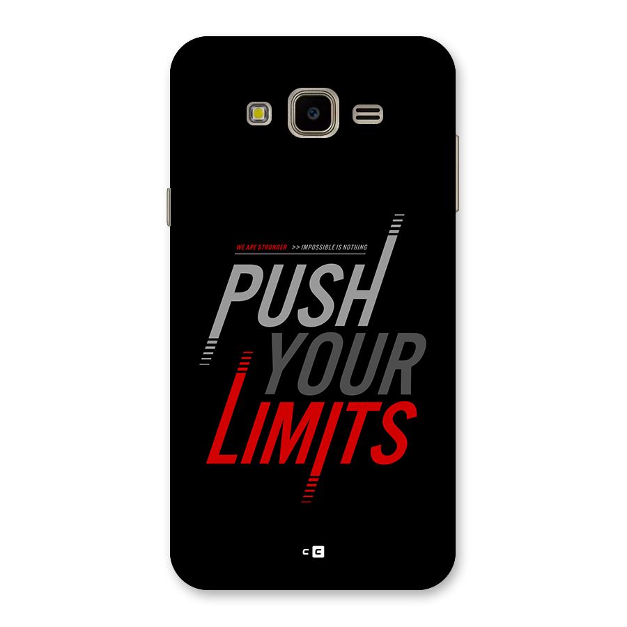 Push Your Limits Back Case for Galaxy J7 Nxt