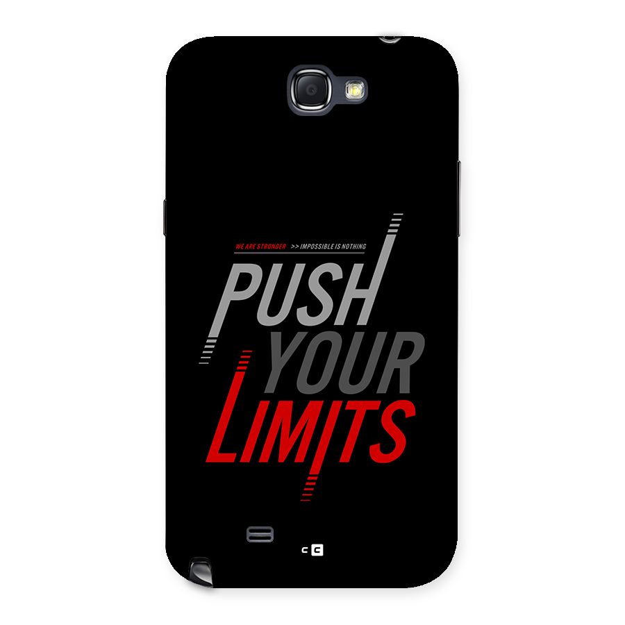 Push Your Limits Back Case for Galaxy Note 2