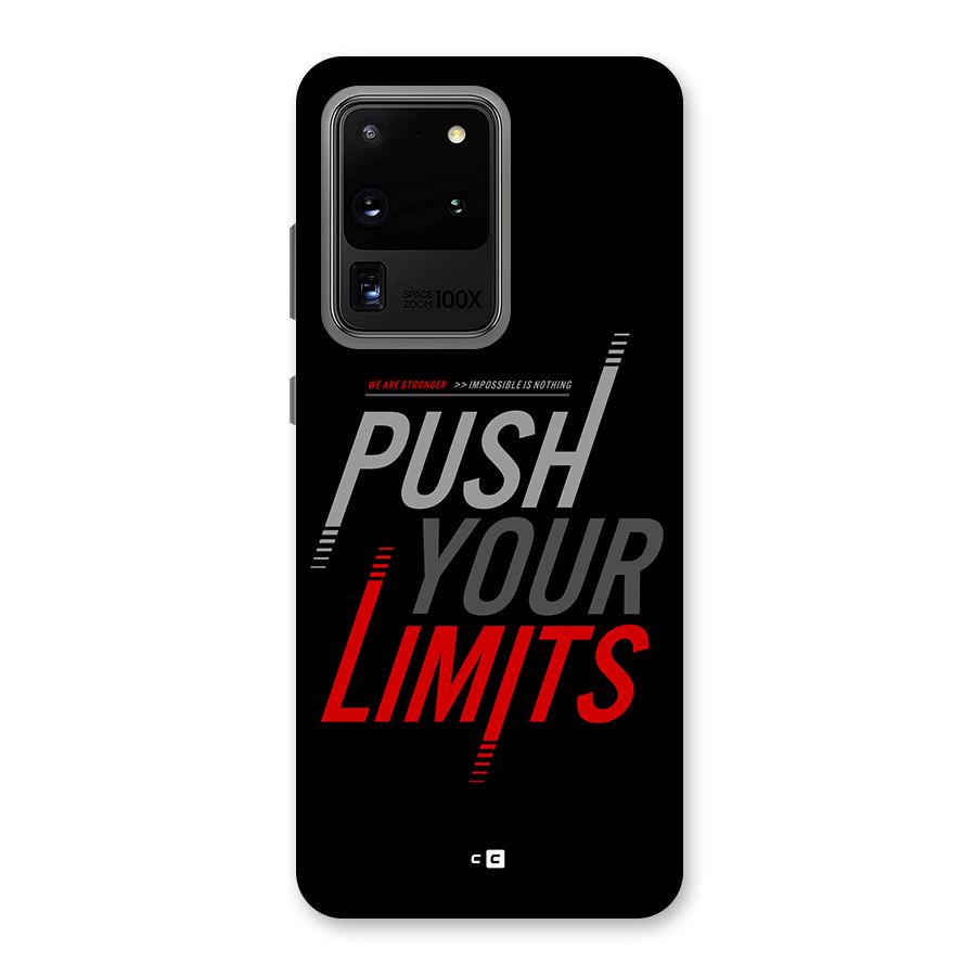 Push Your Limits Back Case for Galaxy S20 Ultra
