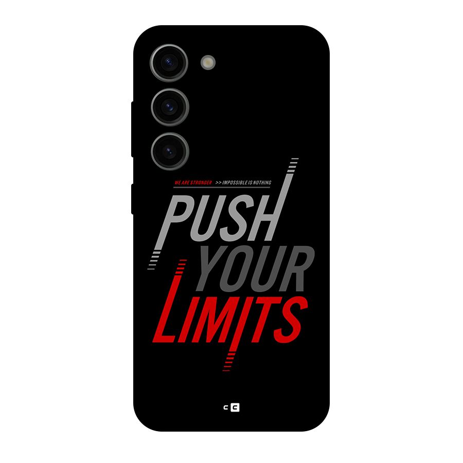 Push Your Limits Back Case for Galaxy S23