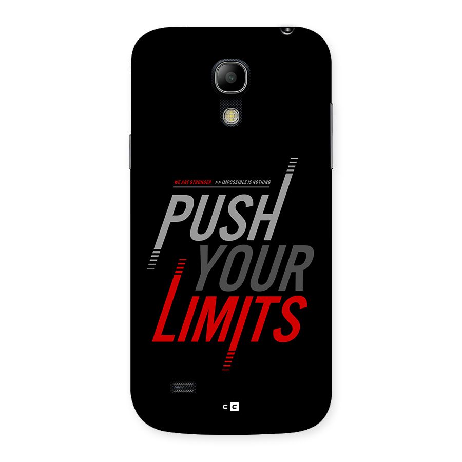 Push Your Limits Back Case for Galaxy S4 Mini