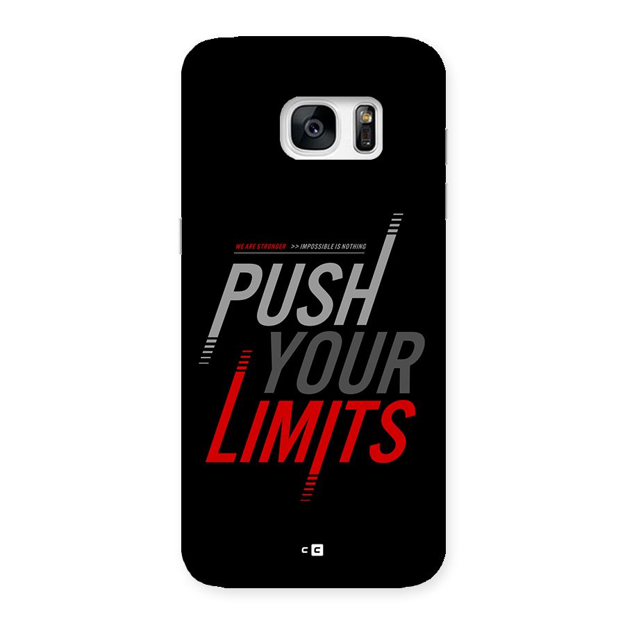 Push Your Limits Back Case for Galaxy S7 Edge