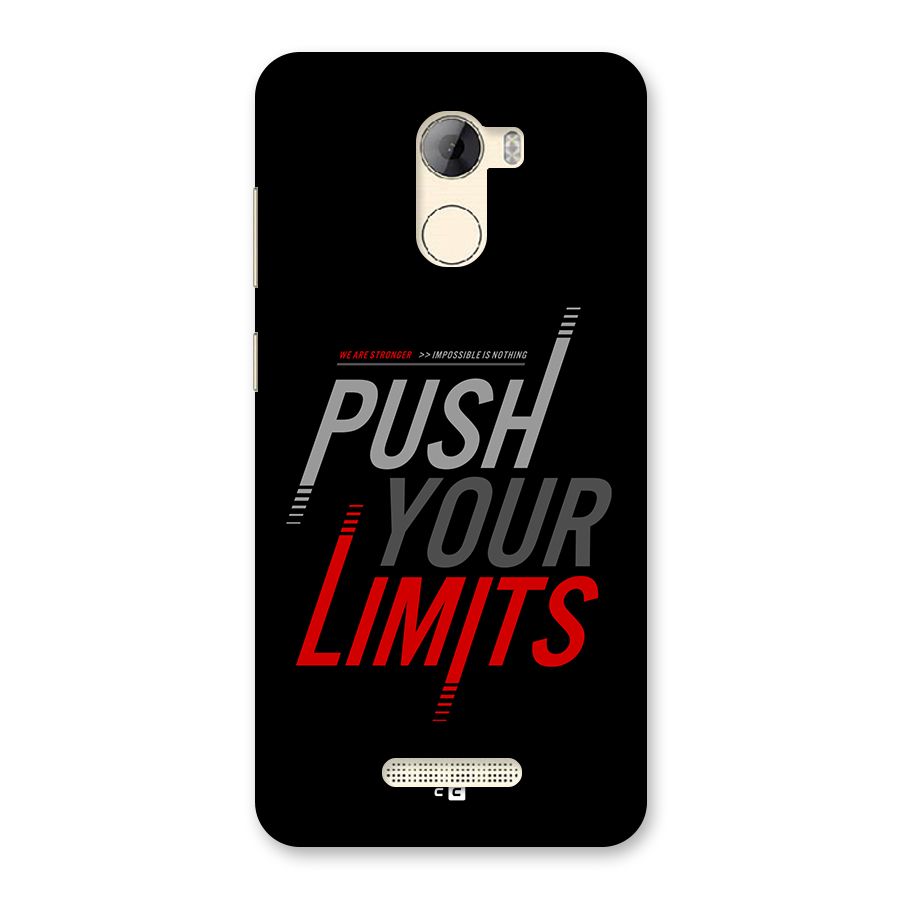 Push Your Limits Back Case for Gionee A1 LIte