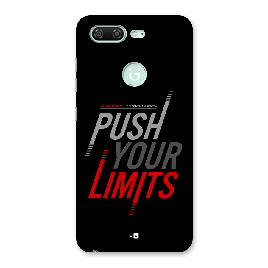 Push Your Limits Back Case for Gionee S10
