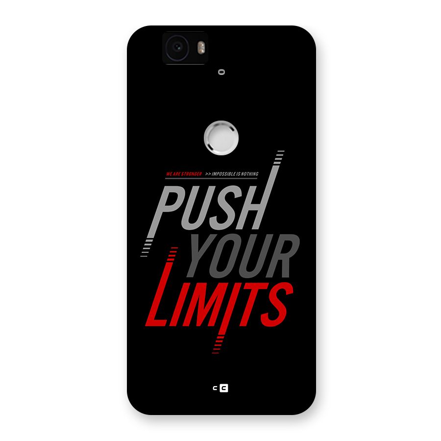 Push Your Limits Back Case for Google Nexus 6P