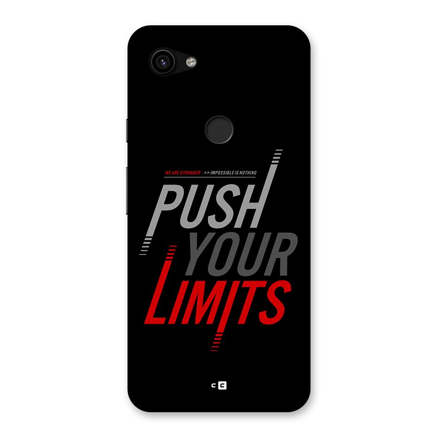 Push Your Limits Back Case for Google Pixel 3a XL