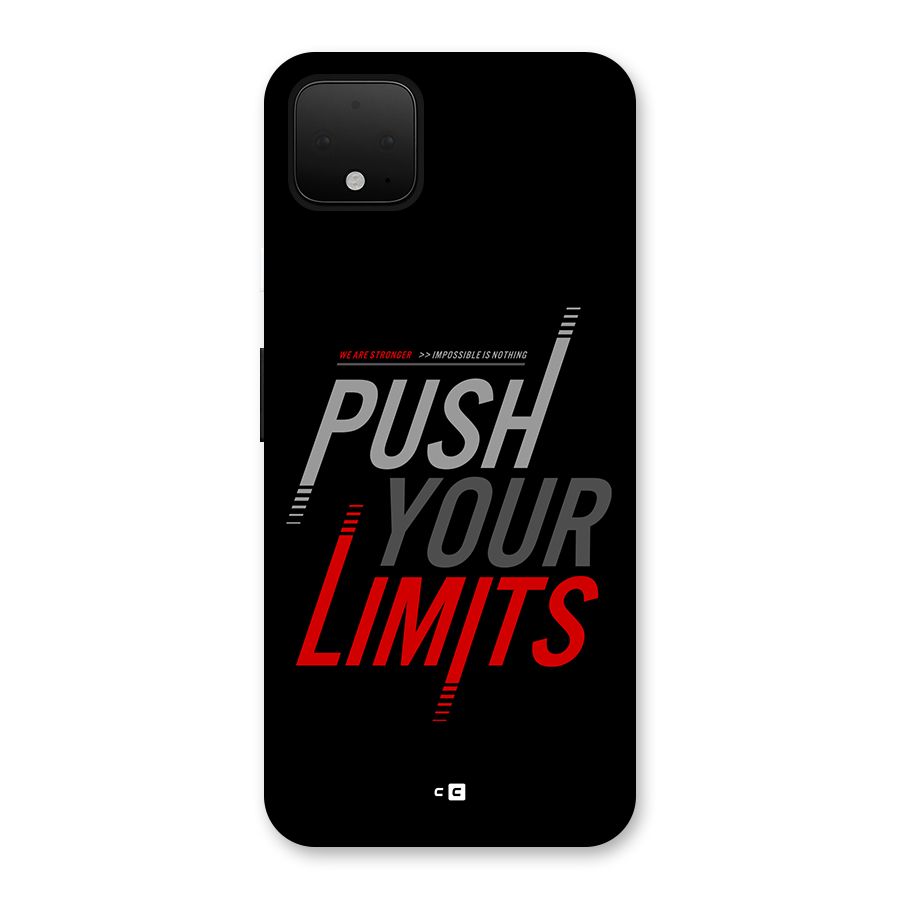 Push Your Limits Back Case for Google Pixel 4 XL