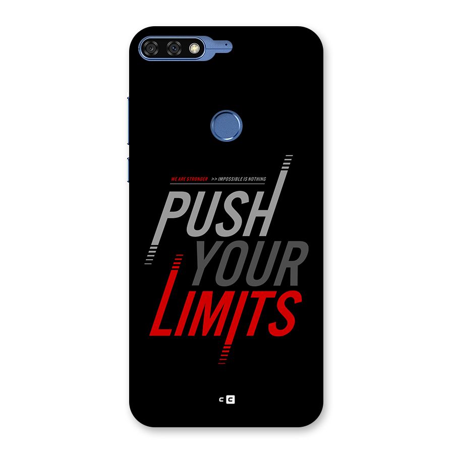 Push Your Limits Back Case for Honor 7C