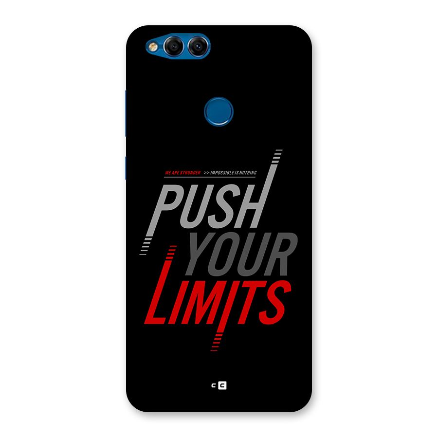 Push Your Limits Back Case for Honor 7X
