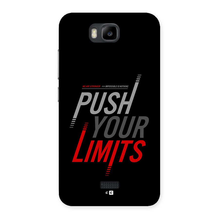 Push Your Limits Back Case for Honor Bee