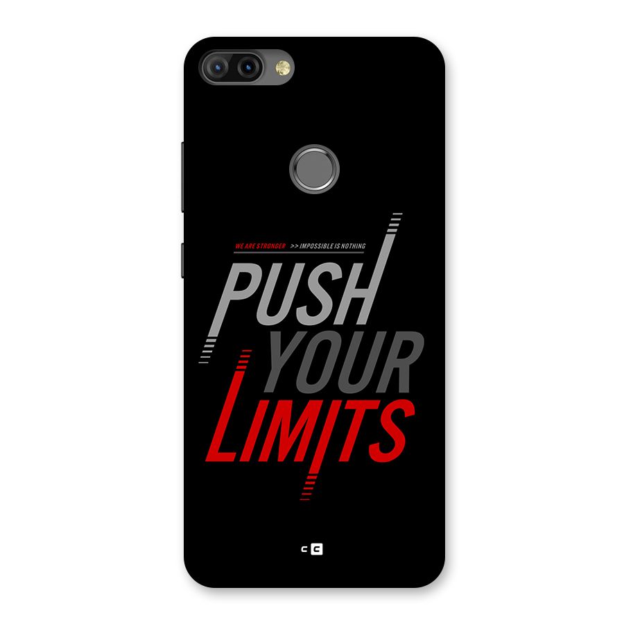 Push Your Limits Back Case for Infinix Hot 6 Pro