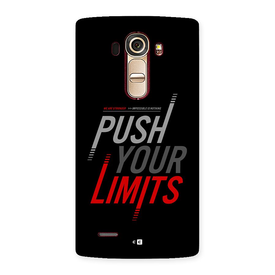 Push Your Limits Back Case for LG G4