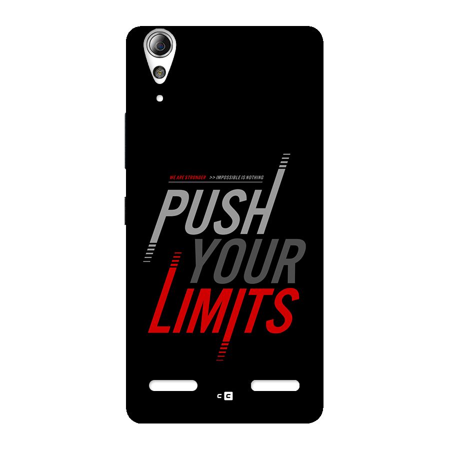 Push Your Limits Back Case for Lenovo A6000 Plus