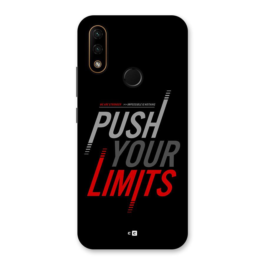 Push Your Limits Back Case for Lenovo A6 Note