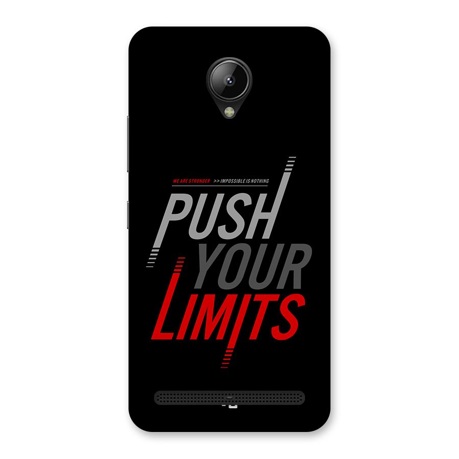 Push Your Limits Back Case for Lenovo C2