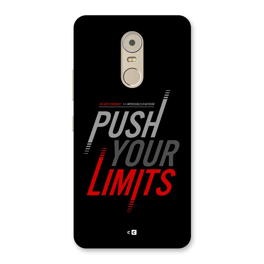 Push Your Limits Back Case for Lenovo K6 Note