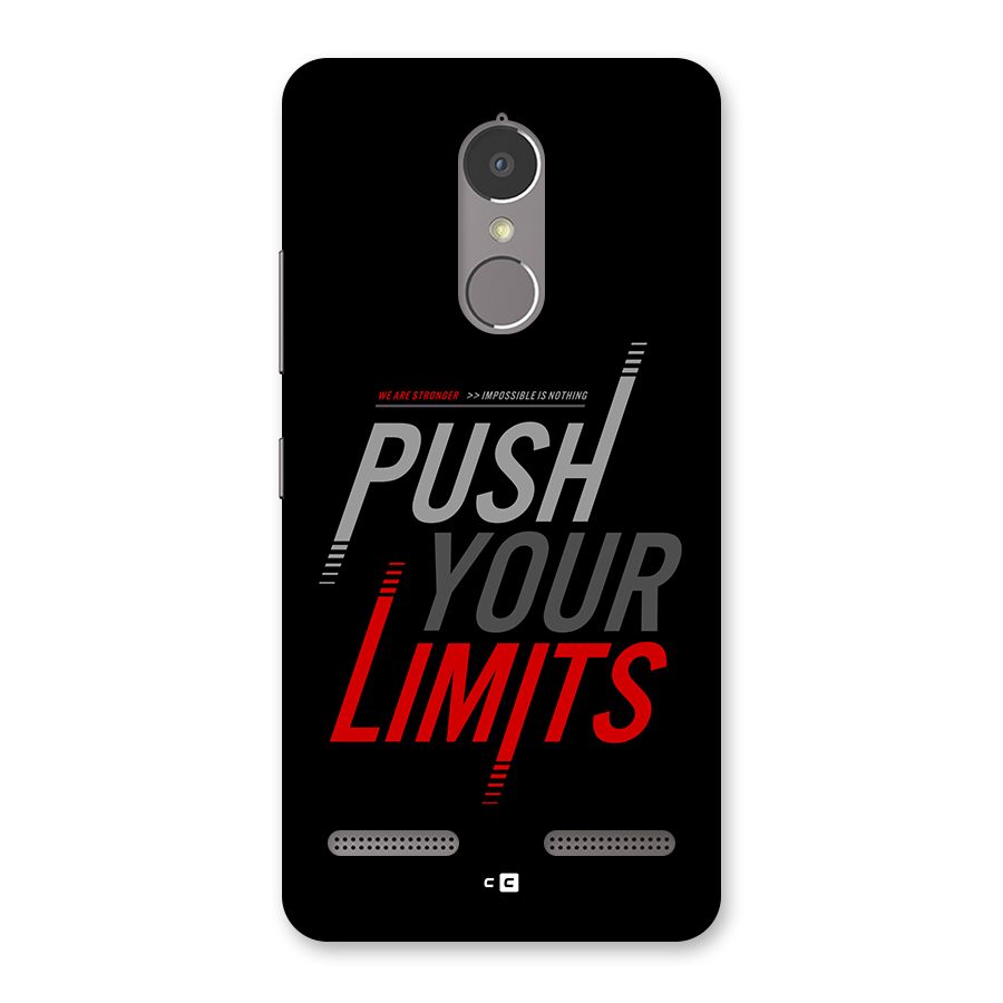 Push Your Limits Back Case for Lenovo K6 Power