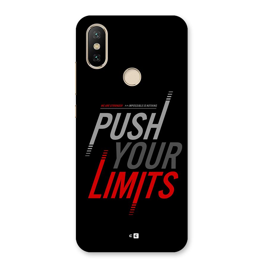 Push Your Limits Back Case for Mi A2