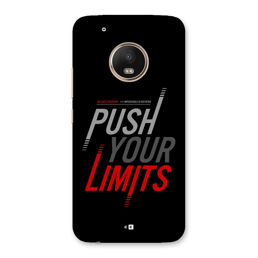 Push Your Limits Back Case for Moto G5 Plus