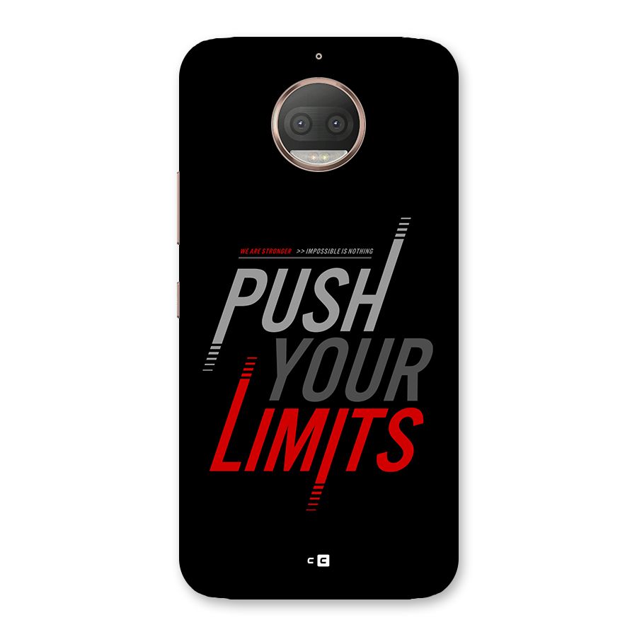 Push Your Limits Back Case for Moto G5s Plus
