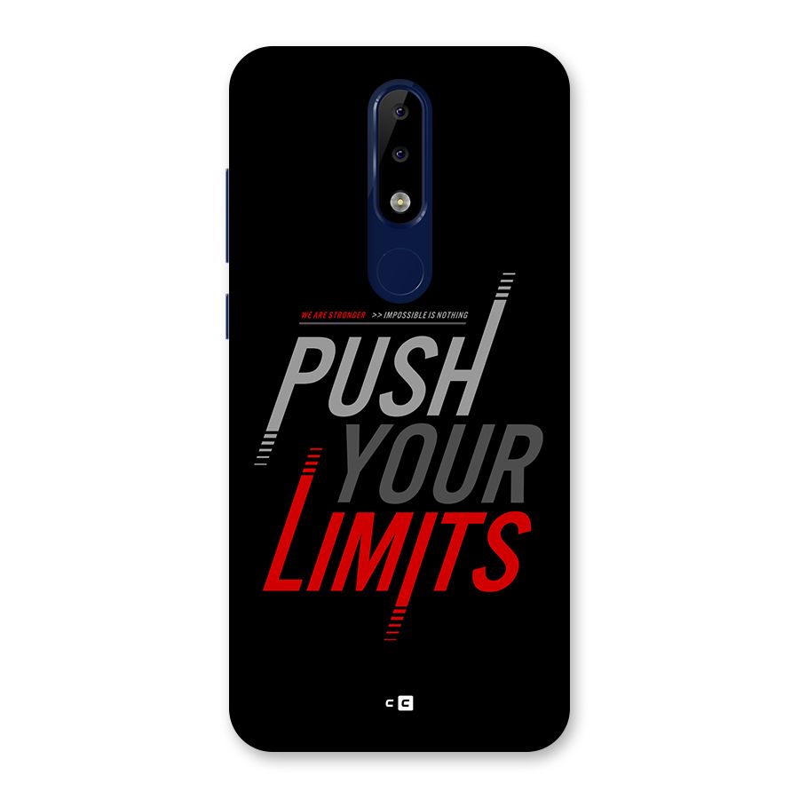 Push Your Limits Back Case for Nokia 5.1 Plus