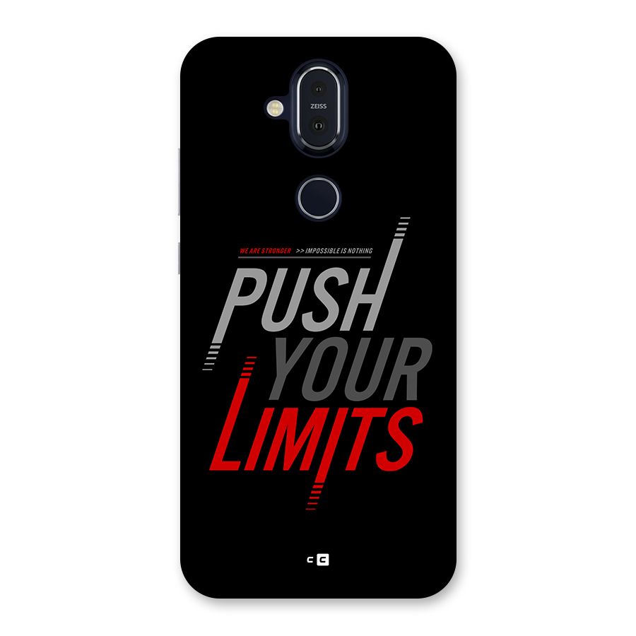 Push Your Limits Back Case for Nokia 8.1