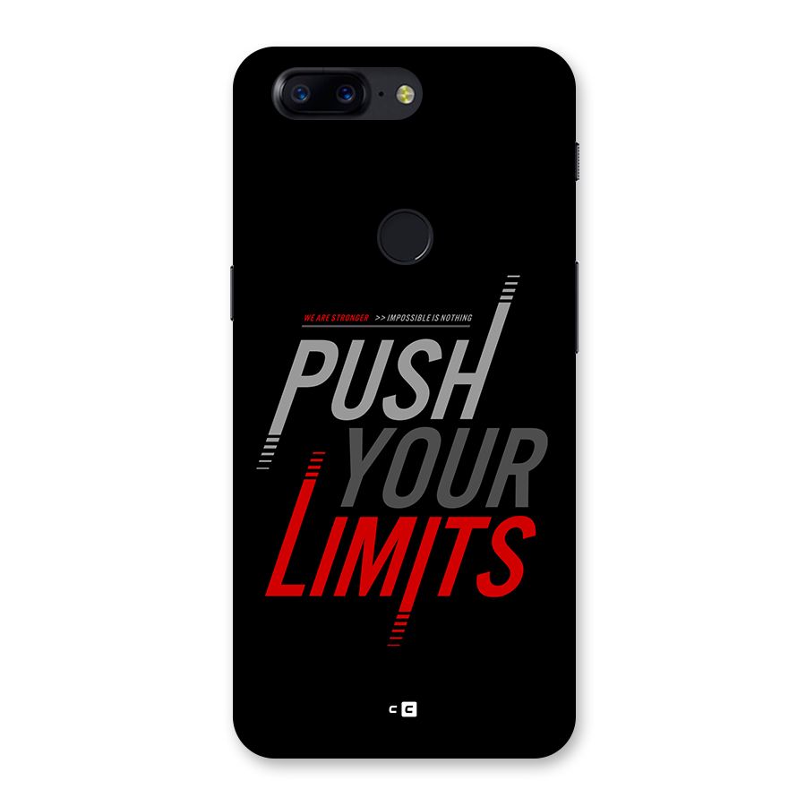 Push Your Limits Back Case for OnePlus 5T